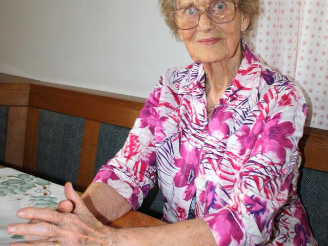 Margaretha Höllbacher wurde  90